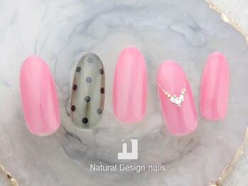 ナチュラルデザイン 品川本店(Natural Design)/オフィスネイル¥7800