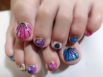 アミュリー ネイル アトリエ(Amury nail atelier)/ベトナム旅行☆フットネイル♪