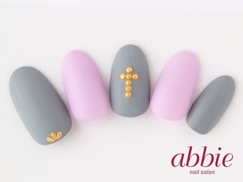 ネイルサロンアビー 北千住店(abbie)/マットクロスネイル ¥9042