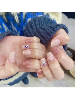 ペルシャ(Persian)/ビジューネイル