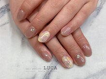 ネイルアトリエルカ(nail atelier LUCA)/M-211 イエローニュアンスネイル