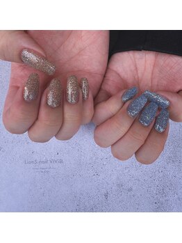 リアンスネイル ヴィヴィッド 岡山店(LianS nail ViViD)/ラメグラデーション