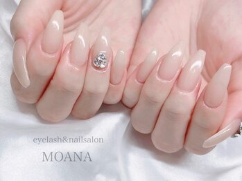 モアナ なんば店(MOANA)/ナチュラルベージュnail♪