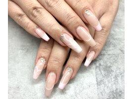 ハートフレンチネイル
