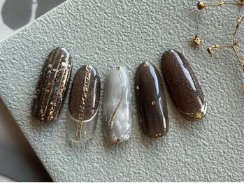 ジョリ(joli.)の写真/【高城駅/徒歩5分】月ごとに変わる店内サンプル10種からデザイン選択★心ときめくオシャレで可愛い指先へ♪