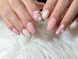 春先取り♪フラワーネイル