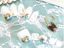 ネイルマジック 仙台一番町店(NAIL MAJIC)/天然石ネイルHAND&FOOT★オ-ダ-