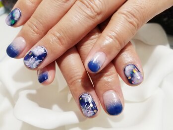 キープ ネイルサロン(KEEP)/夜桜♪