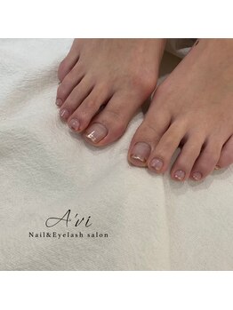 ネイルアンドアイラッシュ アヴィ(Nail and Eyelash A'vi)/ミラーフレンチ