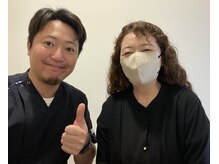 ボディメンテナンス整体サロン フジ(FUJI)/常連のお客様と！