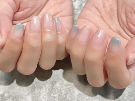 くすみpink×くすみblue