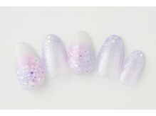 アトリエプラスエヌ(Atelier+N)/エアブラシ梅雨紫陽花 11000円