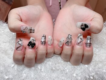 レアネイル 新宿(le'a nail)/チェックネイル