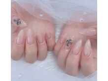 ちゅるんネイル、ワンホンネイルが好きです☆