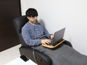 【高濃度水素吸引/オイルトリートメント/ホワイトニング】SUISO PEACE 名古屋丸の内/パソコン操作も可能！