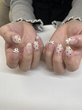 アンドラッシュ 駒込駅前店(and lash)/ドット/レースネイル