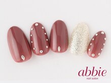 ネイルサロンアビー 北千住店(abbie)/囲みスタッズ　￥8030