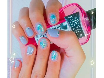 バニラ(Vanilla)/ホログラムネイル