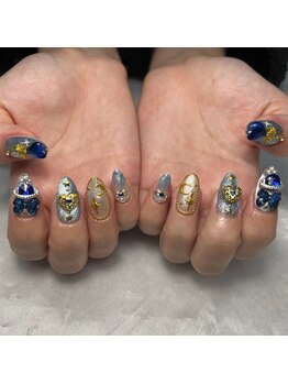 レディスペネイル ノマエ 名駅店(Redispe nail nomae)/Blue nail