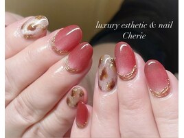 レオパード/ミラーネイル