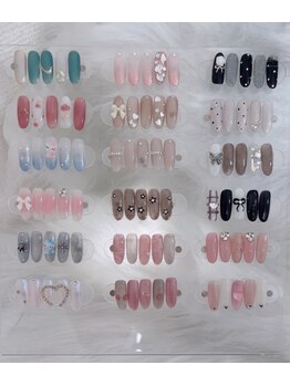 イーサンネイルサロン(E3 Nail salon)の写真/予算や好みに合わせて選べる定額ネイルが人気☆シンプルから華やかなデザインまでお任せ下さい♪オフ無料◎