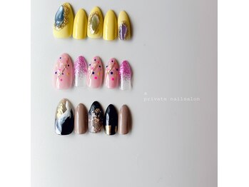 エープライベートネイルサロン(a private nailsalon)/7月定額Bコース