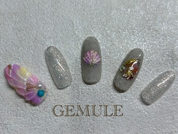 ネイルアンドアイラッシュ ジェムール 川越店(Nail&Eyelash GEMULE)/8月新作デザイン