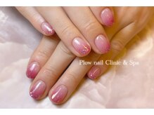 プラウネイル(Plow Nail)/ピンクの大きめホロネイル☆