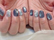 ユニックス サロンアンドスパ UNIX Salon&Spa 浦和美園店/夜桜ネイル