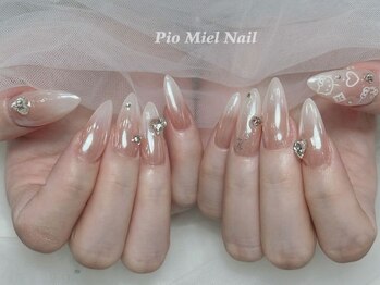 ピオミエルネイル 新宿(pio miel nail)/韓国風ちゅるんネイル