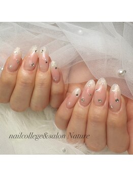 ネイルカレッジアンドサロン ナチュレ(nailcollege&salon NATURE)の写真/【デザイン豊富*選べる定額￥5980～♪】ぷる艶マグネット/フラッシュ/ニュアンス◎初回ソフトジェルオフ無料