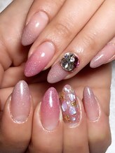 レディグリッター(Lady glitter)/シェル×Vカットストーン