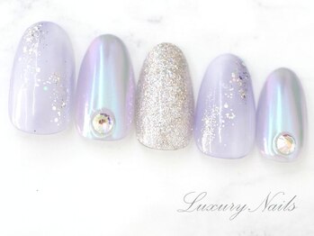 ラグジュアリーネイルズ アカバネ(Luxury Nails Akabane)/うるつや*オーロラミラー