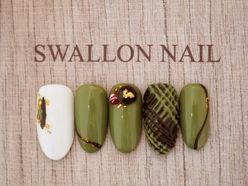 スワロンネイル(SWALLON NAIL)/バレンタインデザイン