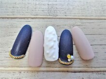 ブランロール 中目黒店(Blanl'or)/オシャレなニットネイル