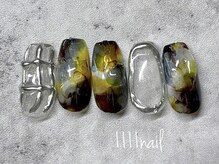 イチイチイチイチネイル(1111nail)/ニュアンス秋デザイン♪