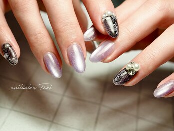 ブラックレースネイル