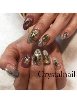 クリスタルネイル ボンベルタ橘店(CRYSTAL NAIL)/ニュアンスネイル