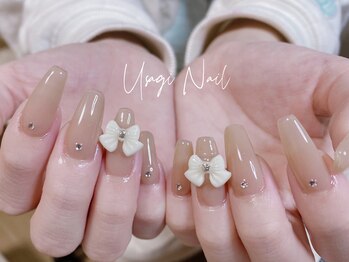 ウサギネイル 新大久保店(usagi nail)/マグネットフレンチ秋可愛い