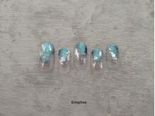 シンプリー ネイルアンドアイラッシュ 祖師谷大蔵店(Simpliee Nail&Eyelash)/【ハンド】インクネイル／ホイル