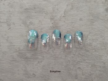 シンプリー ネイルアンドアイラッシュ 祖師谷大蔵店(Simpliee Nail&Eyelash)/【ハンド】インクネイル/ホイル