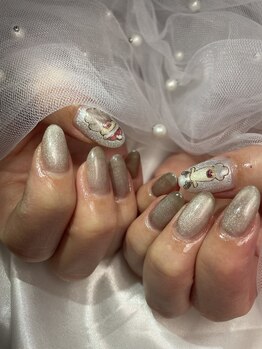 手書きサンタ×トナカイ