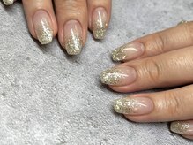 ネイルサロン北野坂/ラメグラデーションネイル