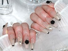プティネイル(Puty Nail)/細フレンチネイル スカルプ