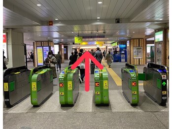 マハロ(Mahalo)/駅からサロンまでの道順1