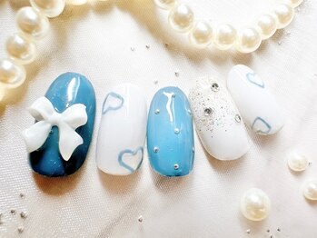 プティリボン 武蔵小金井店(PetitRibbon)/Design ハート リボン ラメ