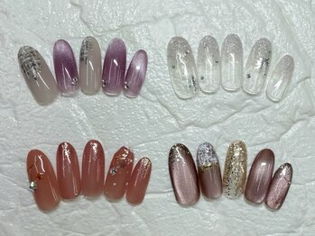 ラックス 尼崎立花(LAX)の写真/初めてでも安心◎シンプル&豊富な定額メニュー×豊富なカラーで理想の指先へ♪似合わせデザインをご提案*