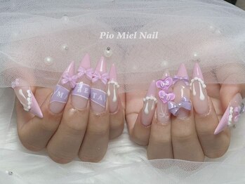 ピオミエルネイル 新宿(pio miel nail)/ラベンダー韓国ネイル