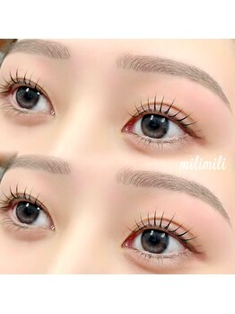 ミリミリ(milimili)の写真/【眉毛Wax】左右非対称など眉のお悩みに☆骨格、パーツから自眉を活かしたスタイリングに◎眉毛パーマも◎