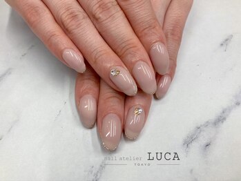 ネイルアトリエルカ(nail atelier LUCA)/W-857 大人グレイッシュパープル